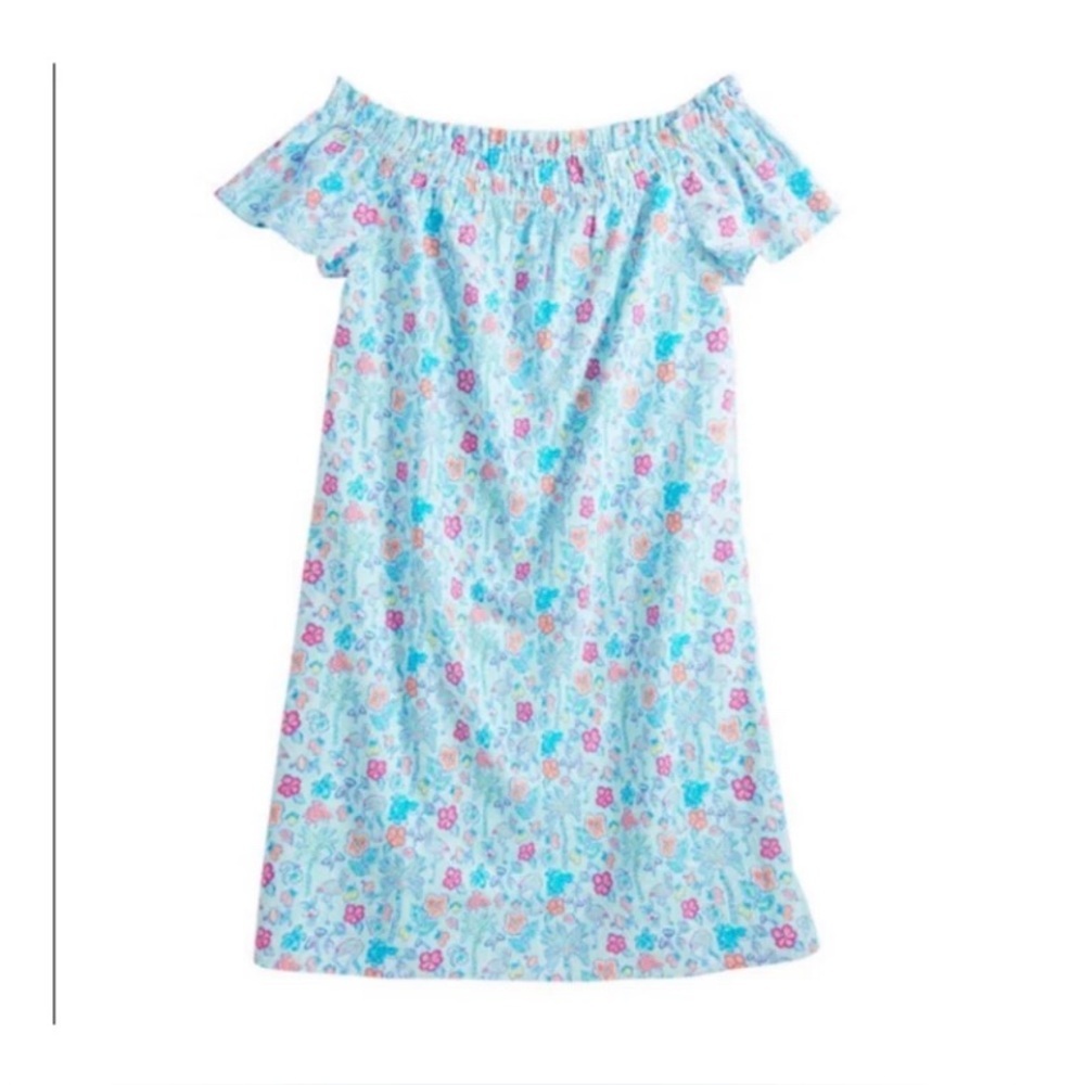 Vineyard Vines Blue Floral Mini Dress Women’s L
